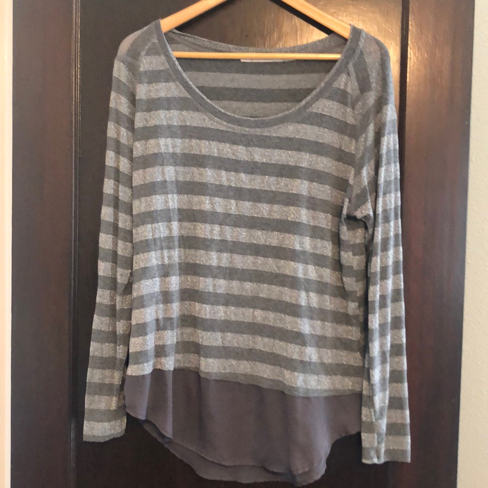 Long sleeve sparkly shirt